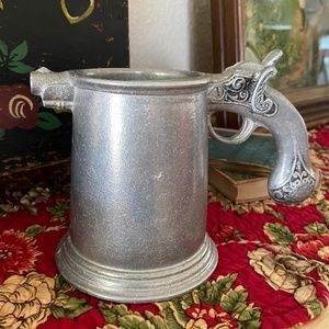 Wilton Armetale 1973 Flintlock Pistol Tankard